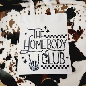 The Homebody Club Canvas Tote Bag
